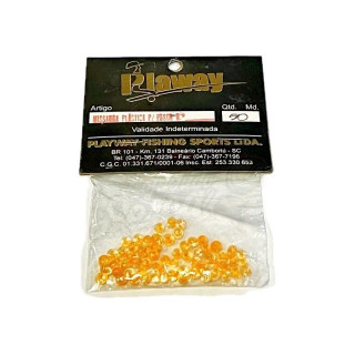 Perolas Plaway Laranja 50pcs