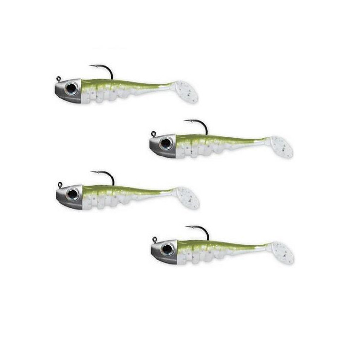 Delalande Toupti Shad 3cm 2gr Cor:115 (Sky Green)