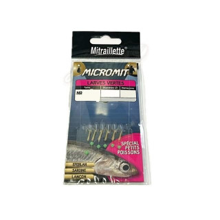 Mitraillette Micromit Larves Vertes Nº12