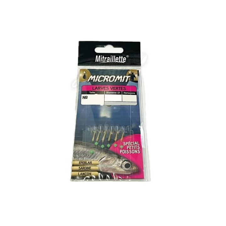 Mitraillette Micromit Larves Vertes Nº12
