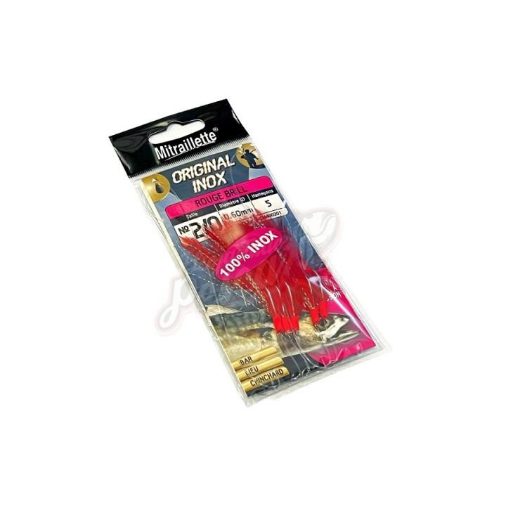 Mitraillette Original Inox Rouge Brill Nº2/0