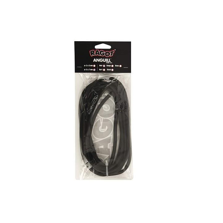 Ragot Anguill Tube 3m 5x7mm Preto