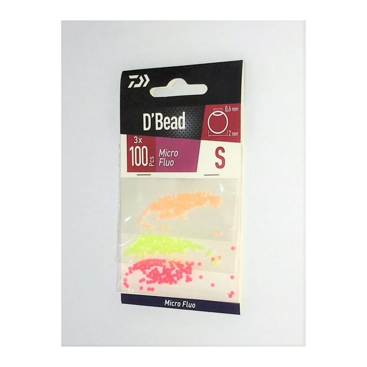 Daiwa Micro Perolas Fluo 2mm Tam. S