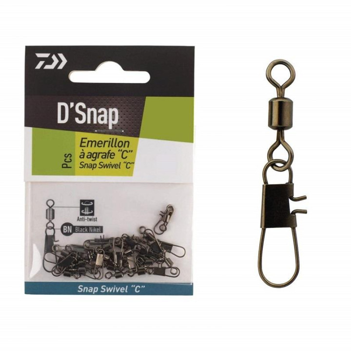 Daiwa Micro Snap Swivel "C" Nº12
