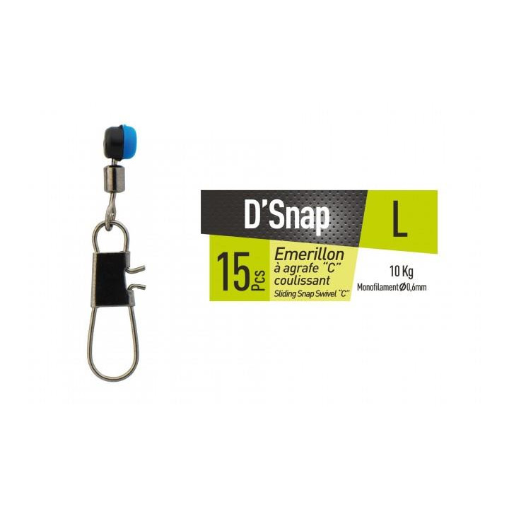 Daiwa Sliding Snap Swivel C Tam. S
