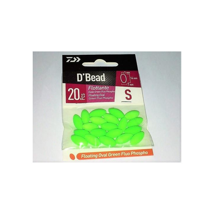 Daiwa Oval Float. Verde Phospho Tam.S