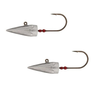Cabeçote Daiwa Jig Head Darting 2 17g Silver Glit.