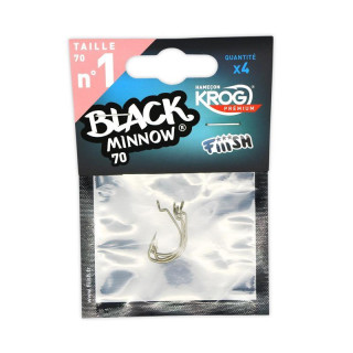 Anzol Fiiish Krog Premium Black Minnow 70