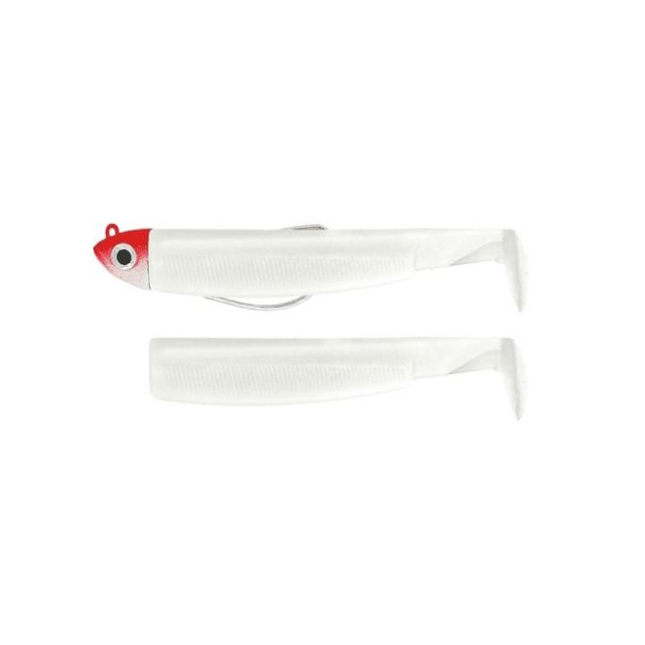 Combo Fiiish Black Minnow 105 8gr White/ Red Head