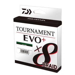 Daiwa Tournament x8 Braid EVO+ 0.14mm 135m Dark Green