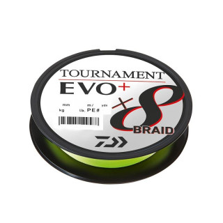 Daiwa Tournament x8 Braid EVO+ 0.10mm 135m Chartreuse