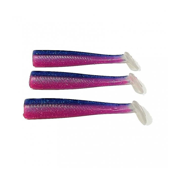 GT-Bio Roller Shad 165mm 3xCorpos Blue Pink UV