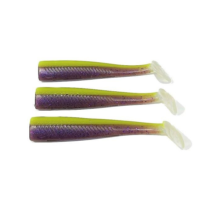 GT-Bio Roller Shad 165mm 3xCorpos Chart Purple Glass UV