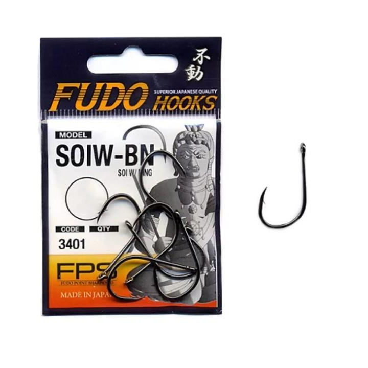 Fudo Hooks Soi Ring 3401BN Nº7/0