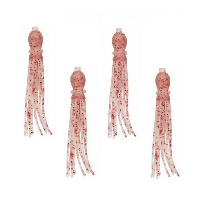 Nikko Octopus 3.5 Cor:465 UV White Red Glitter (4pcs)