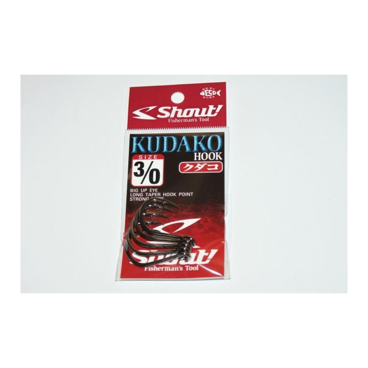 Shout Kudako Hook Black Nº3/0