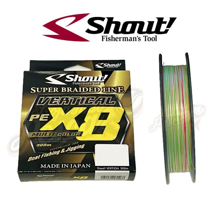 Shout! Vertical X8 0.19mm 300m Multicolor