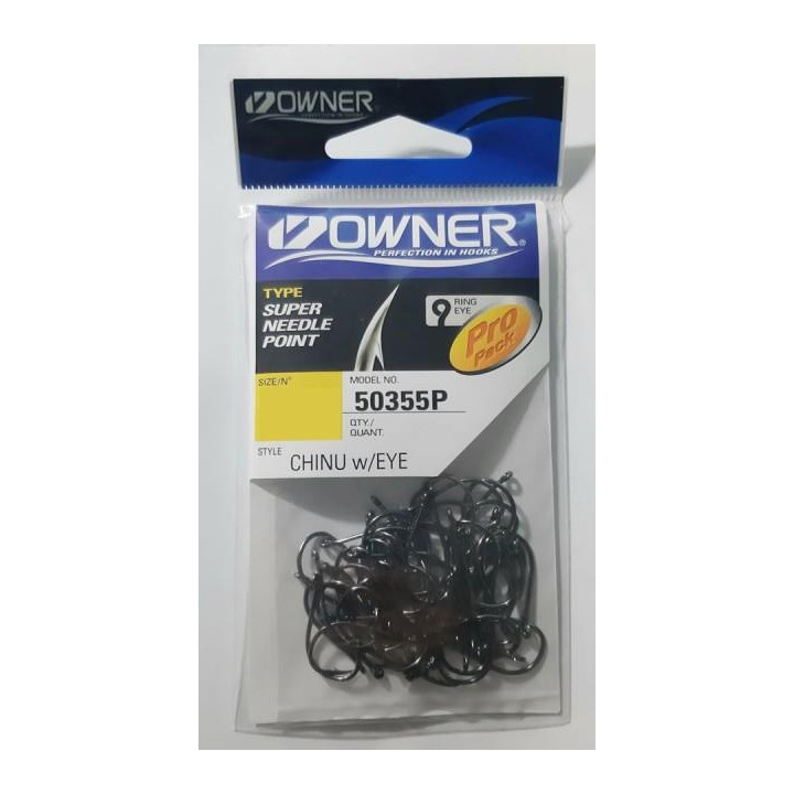 Anzóis Owner Chinu W/Eye 50355P Nº1/0