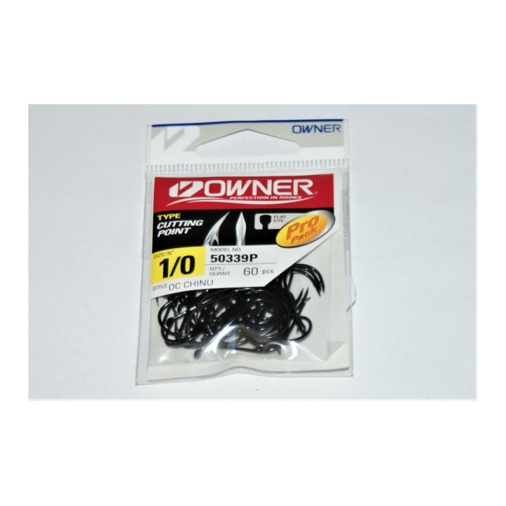 Anzóis Owner Chinu 50339P Nº1/0 Black