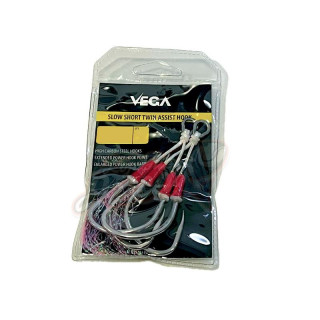 Vega Slow Short Twin Assist Hook Nº4/0