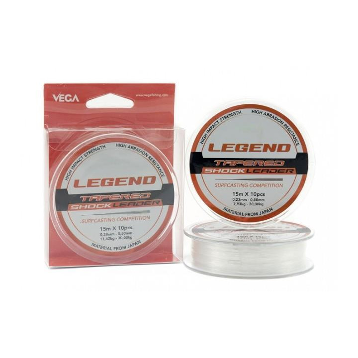 Vega Legend Shock Leader 0.28-0.50mm 15mx10
