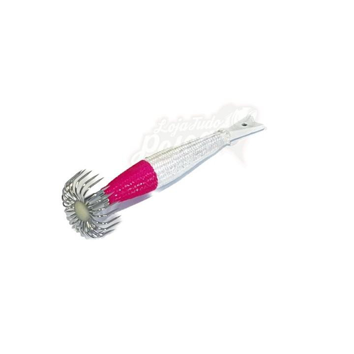 Toneira Chumbo Vega 40g Branco/Rosa