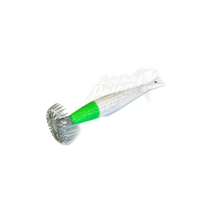 Toneira Chumbo Vega 60g Branco/Verde