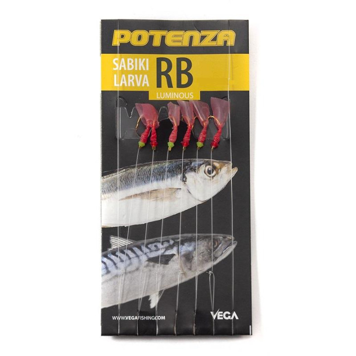 Sabiki Vega Potenza Larva RB Nº8