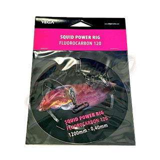 Vega Squid Power Rig Fluorocarbon 120