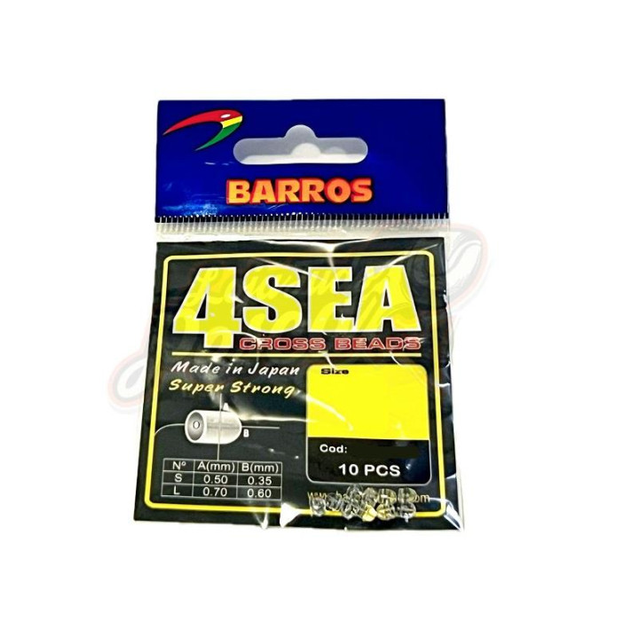 Barros 4Sea Cross Beads Tam. L 10pcs