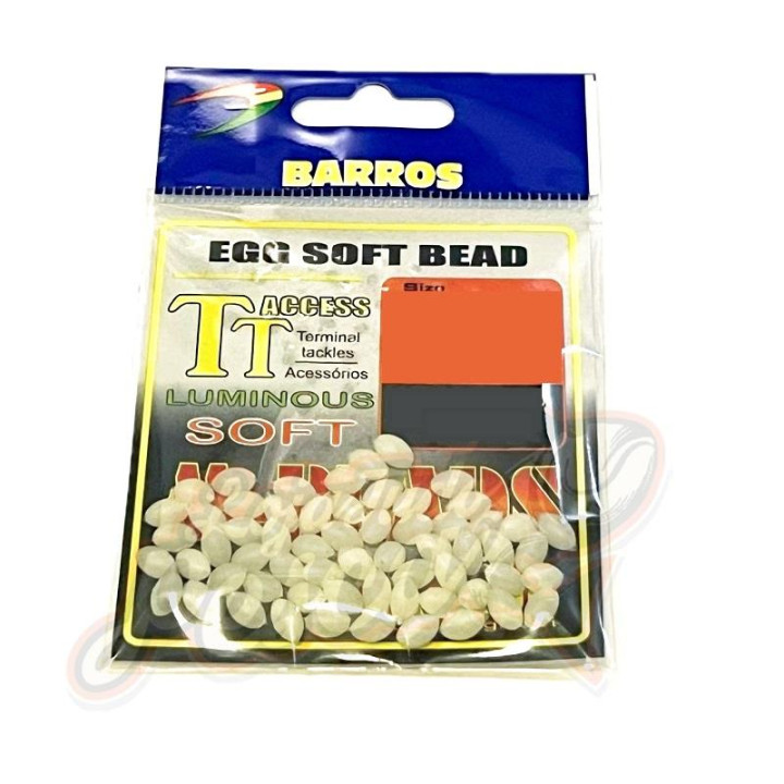 Barros TT Egg Soft Bead Tam. 3.4x5