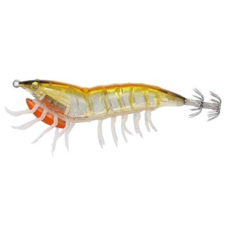 Savage 3D Hybrid Shrimp 7.5cm Egi Jig 03 - Glod Glow
