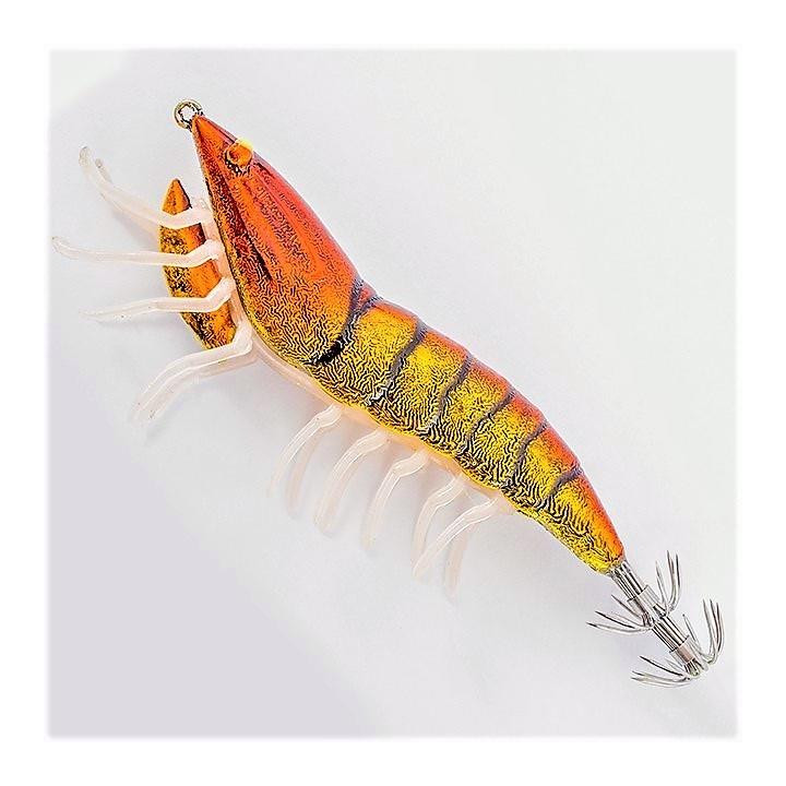 Savage 3D Hybrid Shrimp 7.5cm Egi Jig 10 - Burnt Orange