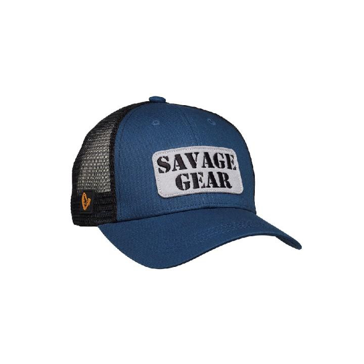 Savage Gear Logo Badge Cap Teal Blue