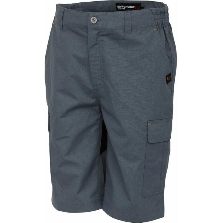 Savage Gear Fighter Shorts Tam. L Castlerock Grey