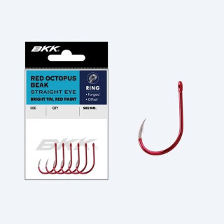 BKK Red Octopus Beak Straight Eye BrT Nº5/0