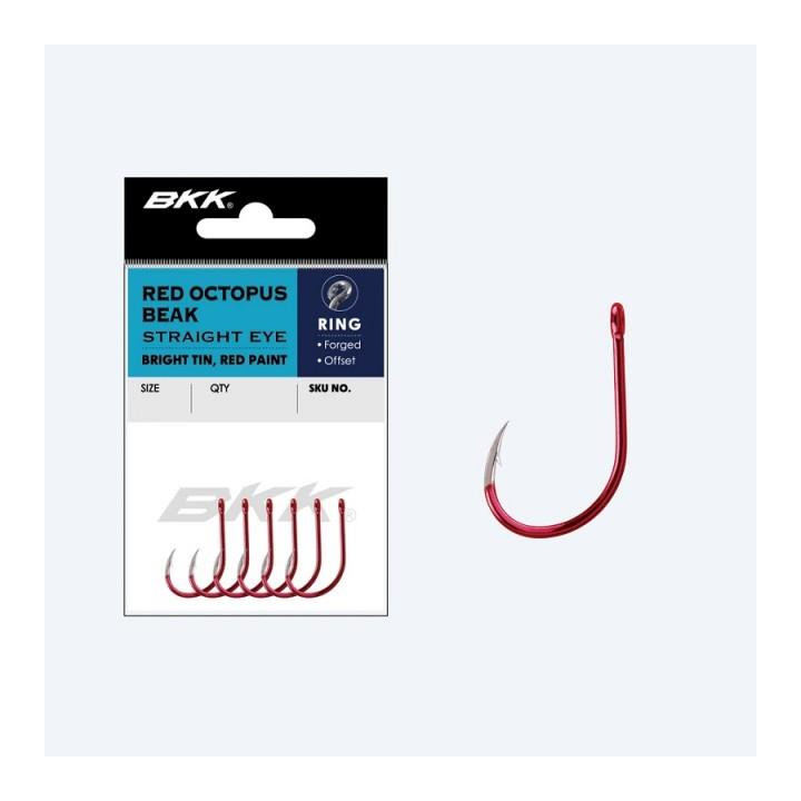 BKK Red Octopus Beak Straight Eye BrT Nº5/0