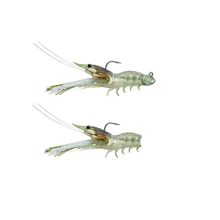 Live Target Shrimp 85mm 11gr Cor:Grass Shrimp