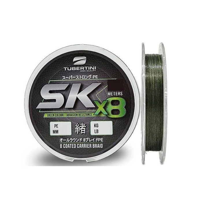 Tubertini SK X8 0.15mm 150m Dark Green