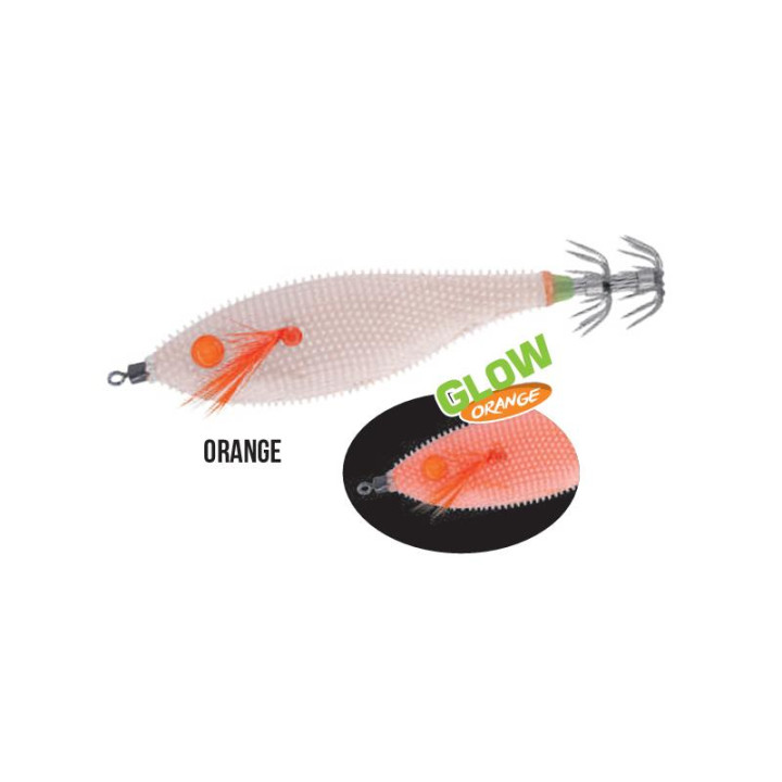 Jatsui Rush Sutte Rubber Glow 1.5 Cor: Orange