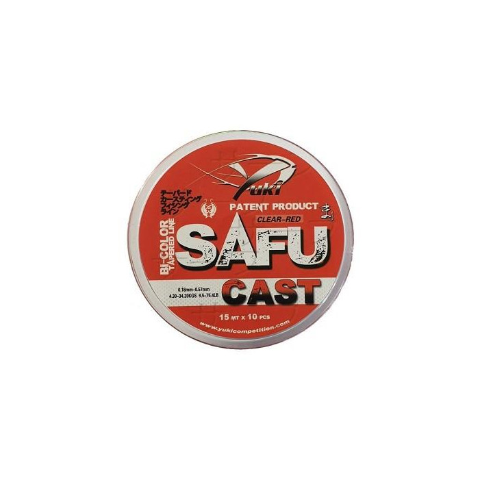 Yuki Safu 0.18-0.57mm 15mtx10 Red