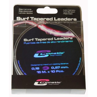 Cinnetic Surf T Leaders Clear 0.23-0.57
