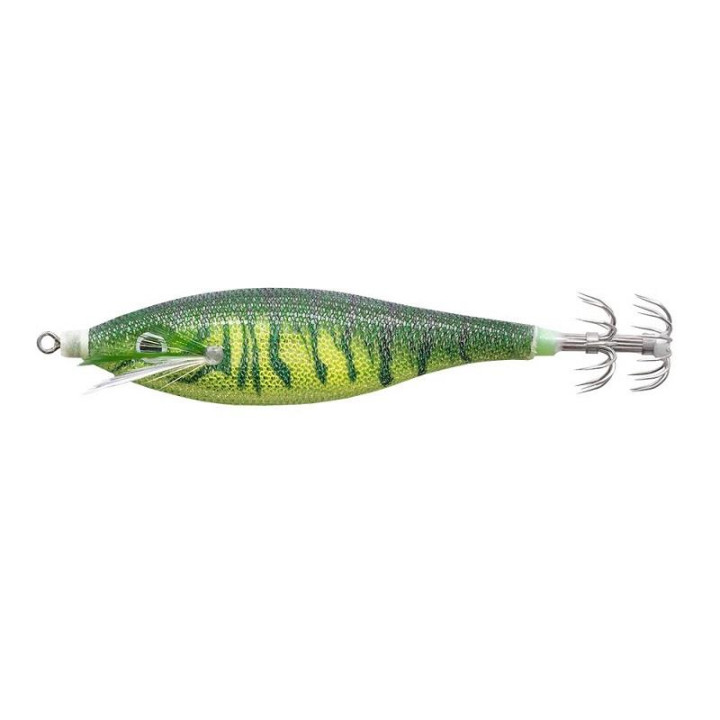 Cinnetic Squid Jig Tiger Glow 70mm 8-Acid Green