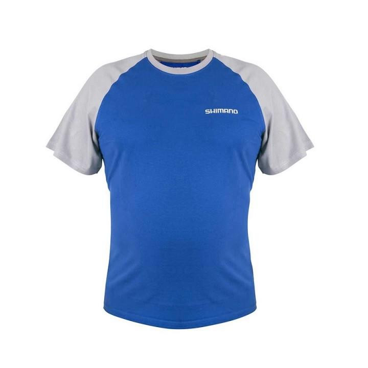 T-Shirt Shimano Short Sleeve Cor:Blue Tam. XXL