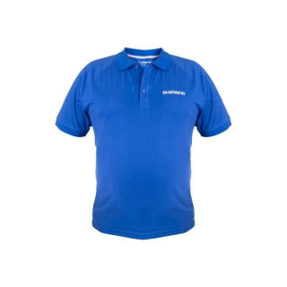 Polo Shimano Short Sleeve Cor:Blue Tam. M