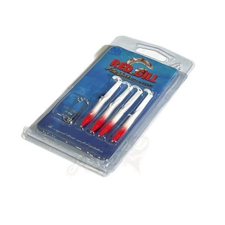 Red Gill 7cm Red White Cor:18 4pcs