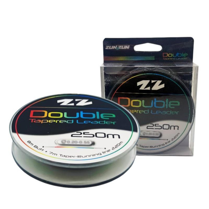 Zun Zun Double Tapered Leader 0.18-0.52mm 250m Multicolor
