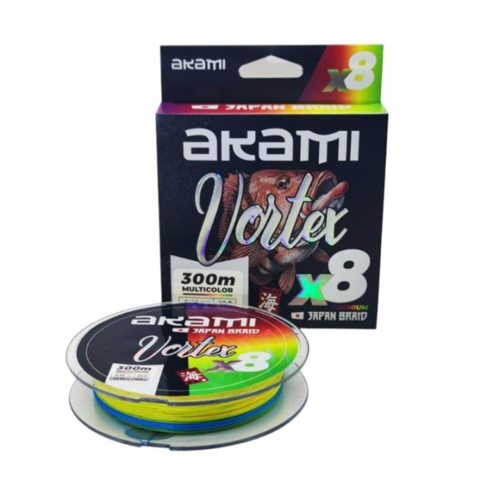 Akami Vortex 8X 0.18mm 150m Multicolor