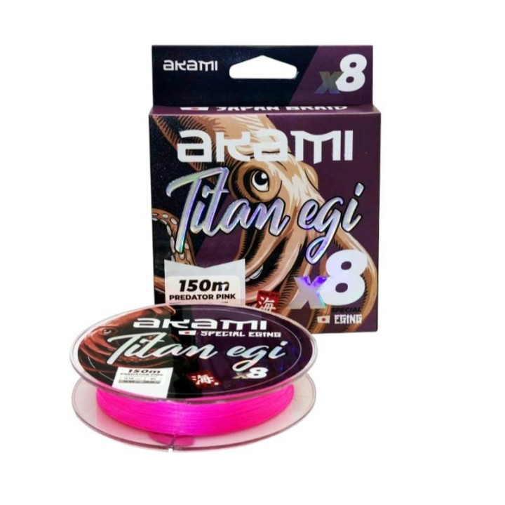 Akami Titan Egi 0.16mm 150m Predator Pink