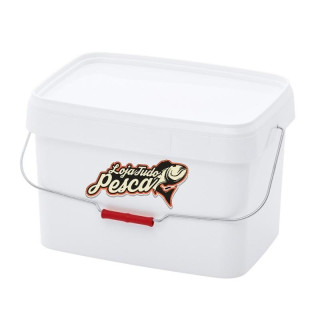 Balde Quadrado Loja Tudo Pesca 20L